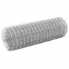 Ogrodzenie z siatki, stal galwanizowana, 25x0,5 m, srebrne