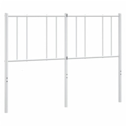 Metalowe wezgłowie, białe, 160 cm