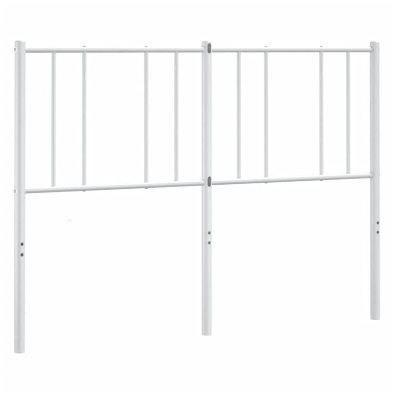 Metalowe wezgłowie, białe, 160 cm