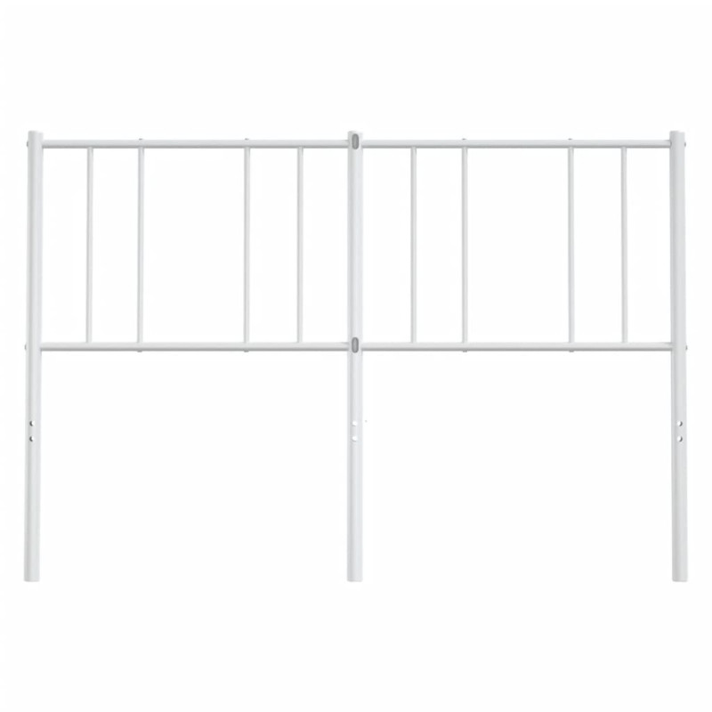 Metalowe wezgłowie, białe, 160 cm