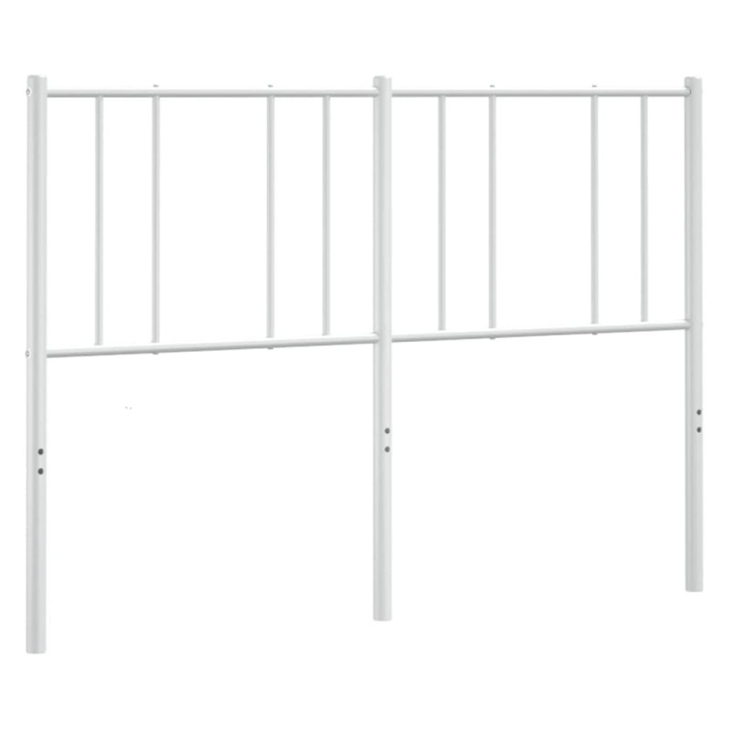 Metalowe wezgłowie, białe, 160 cm