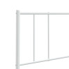 Metalowe wezgłowie, białe, 160 cm