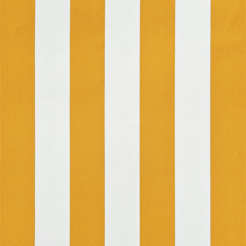 Markiza zwijana, 200 x 150 cm, żółto-biała