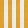 Markiza zwijana, 200 x 150 cm, żółto-biała