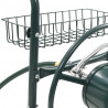 Wózek na wąż ogrodowy ze złączką 1/2", 75 m, stal