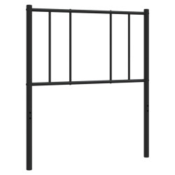 Metalowe wezgłowie, czarne, 80 cm
