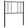 Metalowe wezgłowie, czarne, 80 cm