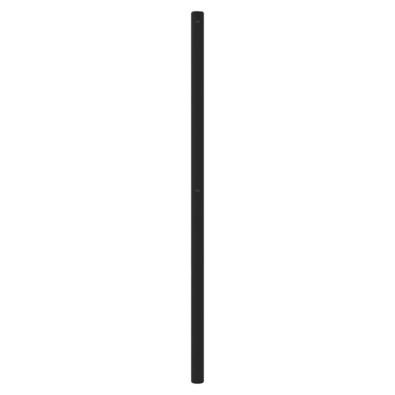 Metalowe wezgłowie, czarne, 80 cm