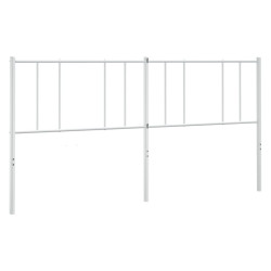 Metalowe wezgłowie, białe, 193 cm