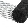 4 szt. siatki ochronnej do rynny z mocowaniami, HDPE, 1,08 m²