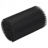 4 szt. siatki ochronnej do rynny z mocowaniami, HDPE, 1,08 m²