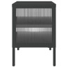 Szafka pod telewizor, czarna, 105x35x50 cm, szkło i stal