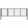Brama ogrodowa stalowa 350x100 cm antracyt