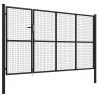Brama ogrodowa stalowa 350x150 cm antracytowa