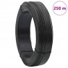 Drut naciągowy do ogrodzenia, 250 m, 1,6/2,5 mm, stal, antracyt
