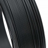 Drut naciągowy do ogrodzenia, 250 m, 2,3/3,8 mm, stal, antracyt