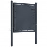 Brama ogrodowa stalowa 100x100 cm antracyt
