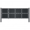 Brama ogrodowa stalowa 350x125 cm antracytowa