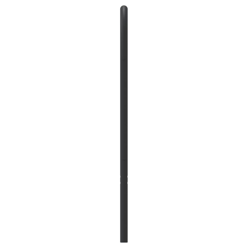 Metalowe wezgłowie, czarne, 193 cm