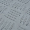Aluminiowa skrzynia, 610 x 430 x 455 mm, srebrna
