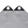 Plandeka 650 g/m², 1,5 x 6 m, szara