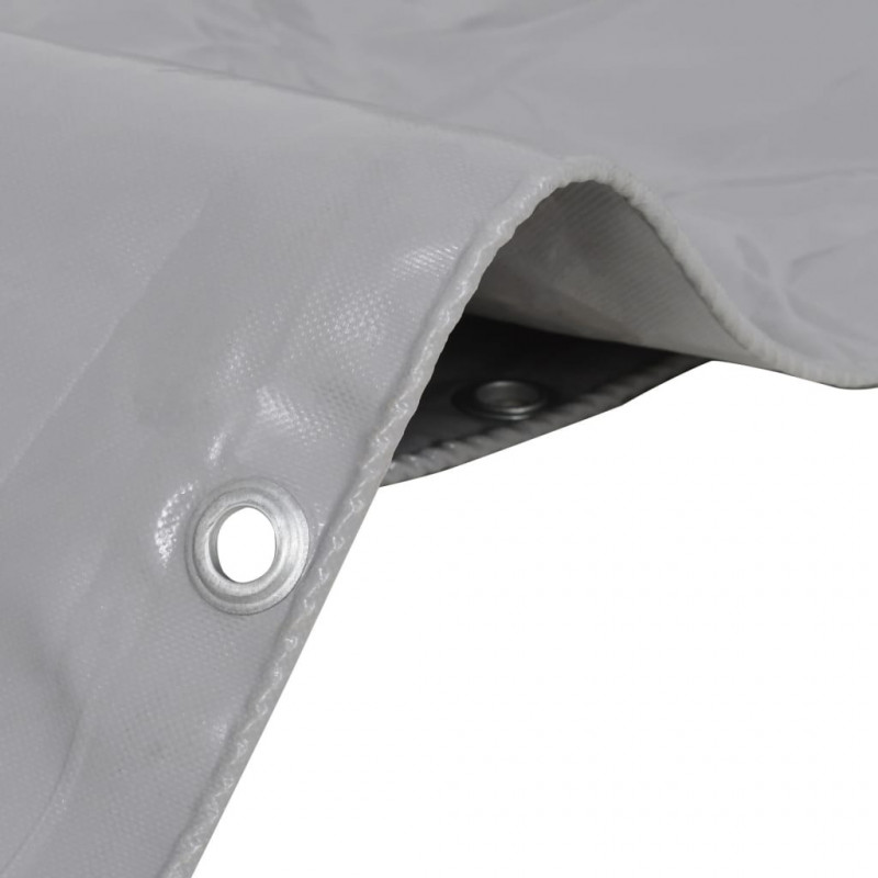 Plandeka 650 g/m², 1,5 x 10 m, szara