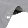 Plandeka 650 g/m², 1,5 x 10 m, szara