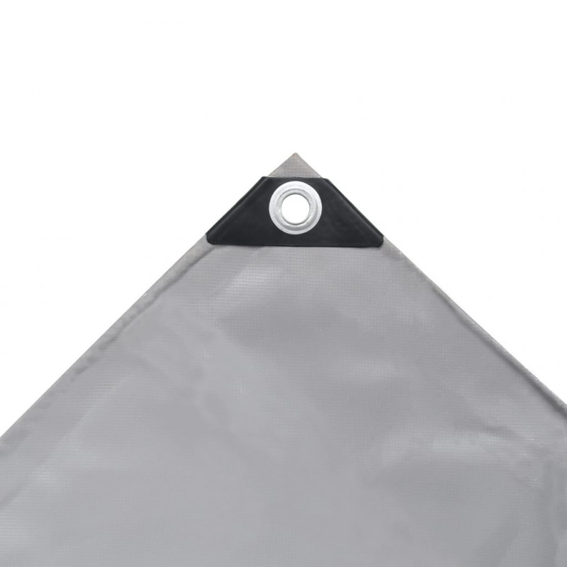 Plandeka 650 g/m², 1,5 x 10 m, szara