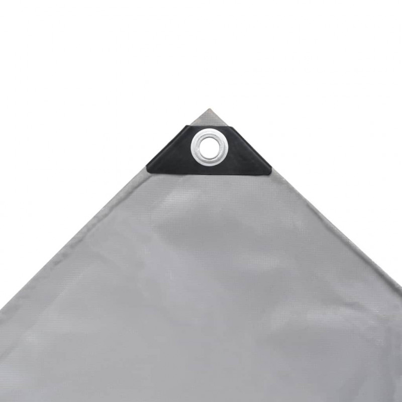 Plandeka 650 g/m², 1,5 x 20 m, szara