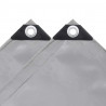 Plandeka 650 g/m², 1,5 x 20 m, szara