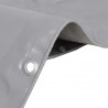 Plandeka 650 g/m², 2,5 x 3,5 m, szara