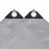 Plandeka 650 g/m², 3,5 x 5 m, szara