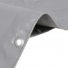 Plandeka 650 g/m², 5 x 6 m, szara