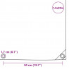 Plandeka 650 g/m², 1,5 x 20 m, zielona