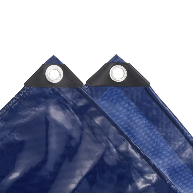 Plandeka 650 g/m², 5 x 6 m, niebieska