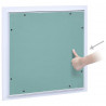 Panel rewizyjny z aluminiową ramą i płytą gipsową, 200x200 mm