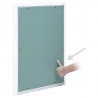 Panel rewizyjny z aluminiową ramą i płytą z gipsu, 400x600 mm