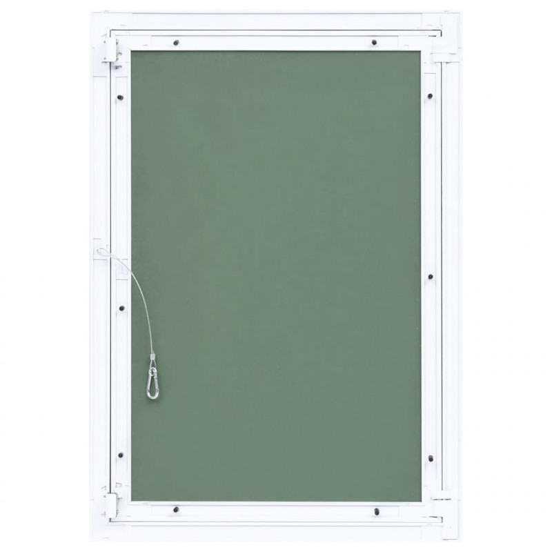 Panel rewizyjny z aluminiową ramą i płytą z gipsu, 400x600 mm