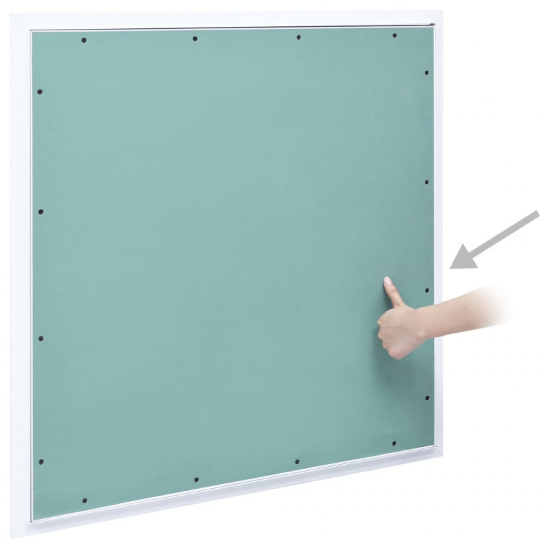 Panel rewizyjny z aluminiową ramą i płytą z gipsu, 600x600 mm