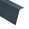 Wiatrownice, 5 szt., aluminiowe, antracytowe, 170 cm