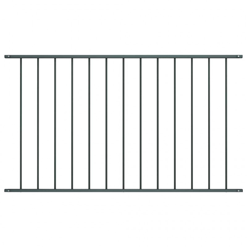 Panel ogrodzeniowy Woerden stal malowana proszkowo 1,7x1 m Antracyt