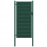 Brama ogrodzeniowa PVC i stalowa 100x204 cm zielona