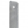 Kotwy do słupków, 6 szt., srebrne, 7 x 6 x 60 cm, stal