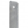 Kotwy do słupków, 6 szt., srebrne, 14 x 6 x 60 cm, stal