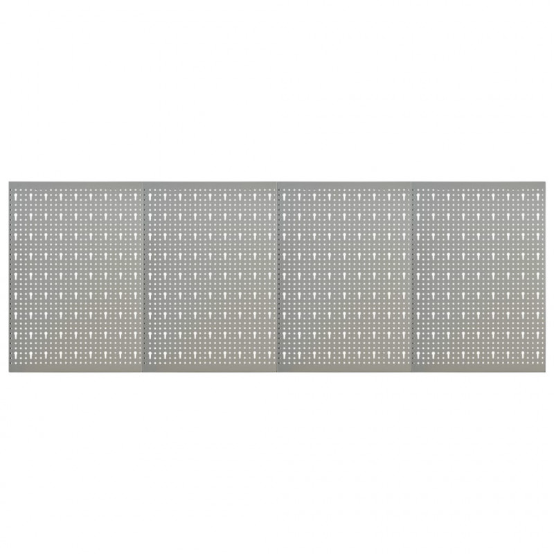 Ścienne płyty perforowane, 4 szt., 40x58 cm, stal
