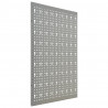Ścienne płyty perforowane, 4 szt., 40x58 cm, stal