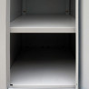 Szafka na zamki Szary 45 x 90 x 180 cm