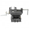 Ręczne imadło krzyżowe boczne, 70 mm