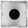 Kołki gruntowe, 6 szt., srebrne, 8x8x57 cm, stal galwanizowana