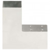 Łączniki w kształcie L, 4 szt., galwanizowany metal, 71x71 mm